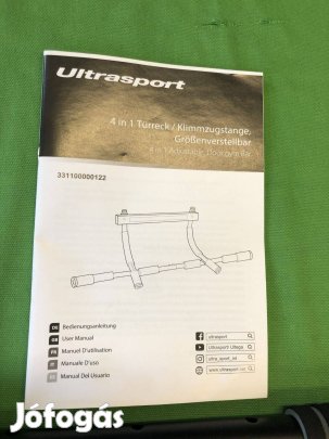 Ultrasport Unisex 4-1 ajtórúd, felhúzórúd