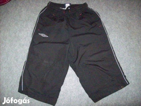 Umbro fekete térdnadrág halásznadrág 8-9 évesre (méret 134)