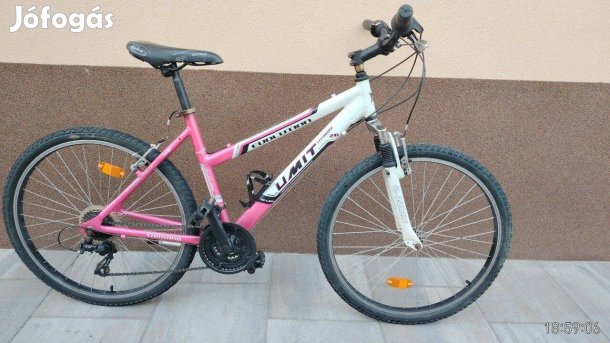 Umit 26"-os ejtett aluvázas, teleszkópos, női MTB kerékpár