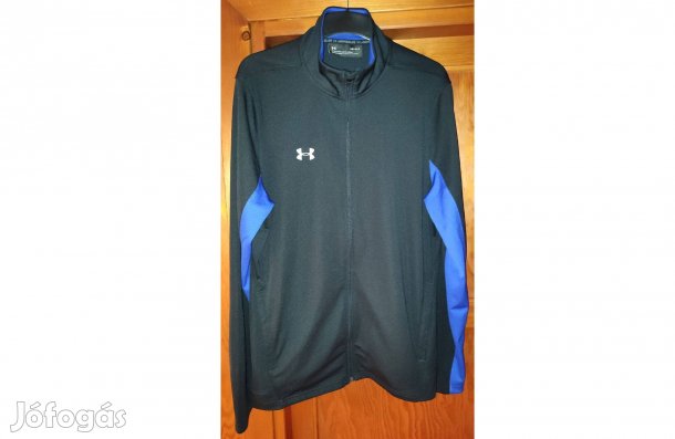 Under Armour eredeti cipzáras fekete kék L-es pulóver (54.)