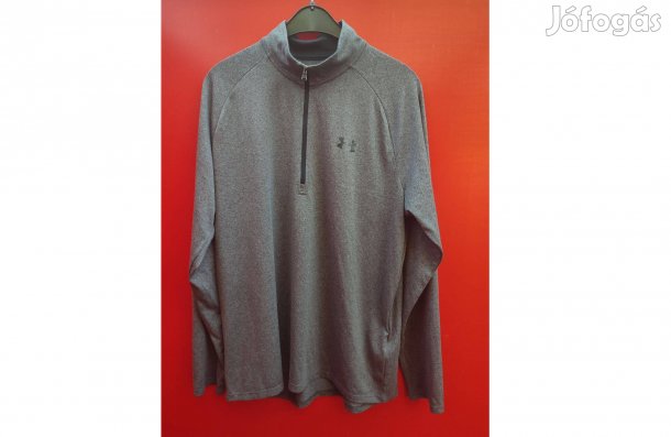 Under Armour eredeti cipzáras nyakú szürke hosszú ujjú felső (L)