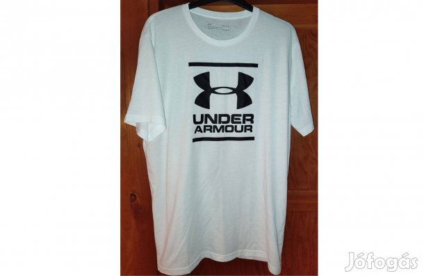 Under Armour eredeti fehér feliratos L-es póló (42.)