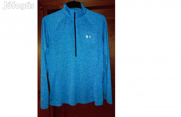 Under Armour eredeti kék cipzáras nyakú M-es felső (56.)