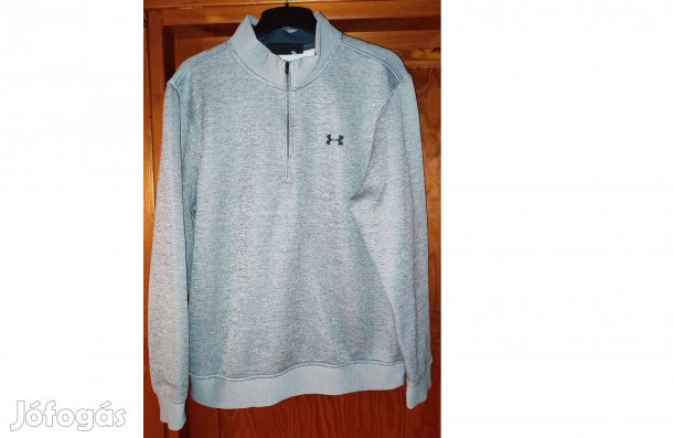 Under Armour eredeti szürke cipzáras nyakú pulóver L (60.)