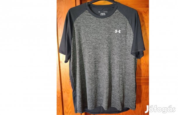 Under Armour eredeti szürke-fekete XL póló (74.)