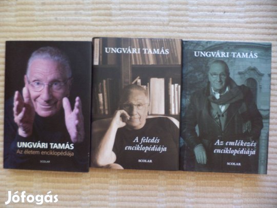 Ungvári Tamás enciklopédiái 3 db könyvcsomag