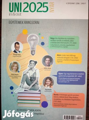 Uni 2025 nyár egyetemek rangsorai felsőoktatási rangsor