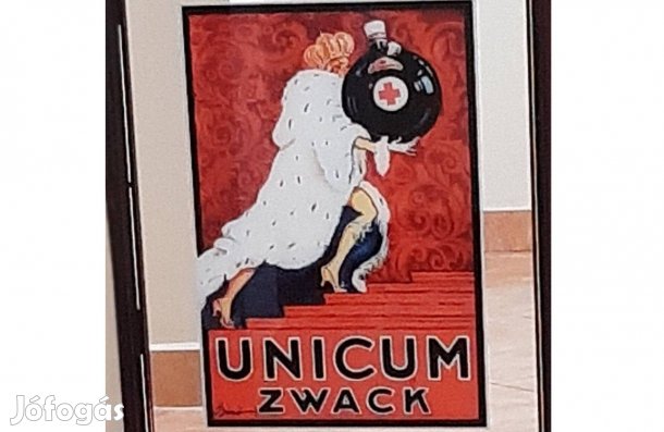 Unicum Zwack falikép kb 35 éves eladó