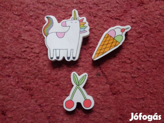 Unikornis fagyi cseresznye radír 400ft/db