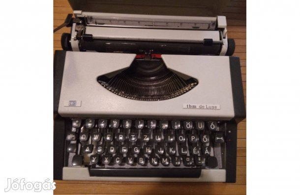 Unis írógép tartóval