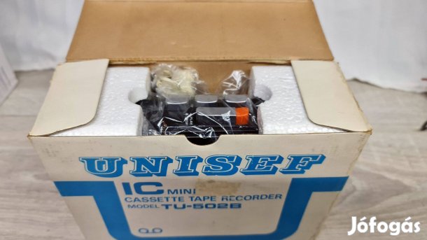 Unisef TU-502B Icmini kazetta felvevő (diktafon)