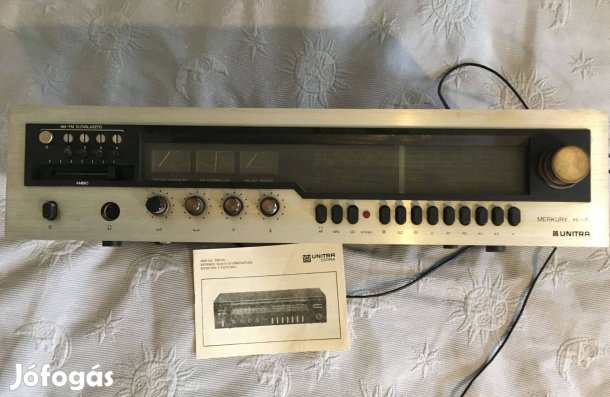 Unitra Mercury DSH-303 17141 asztali rádió, erősítő