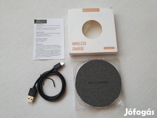 Univerzális 15W vezeték nélküli töltőpad Qi töltő gyorstöltő wireless