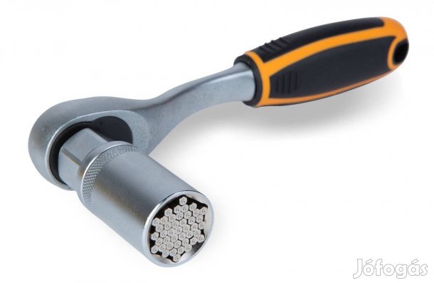 Univerzális Racsnis behajtó kar krova kulcs irányváltós gumis markola