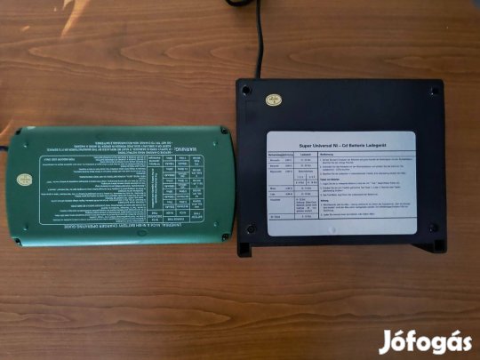 Univerzális akkumulátor töltő 2 db