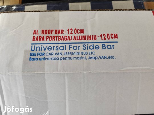 Univerzális alu új tetőcsomagtartó