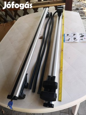 Univerzális aluminium tetőcsomagtartó 2 db