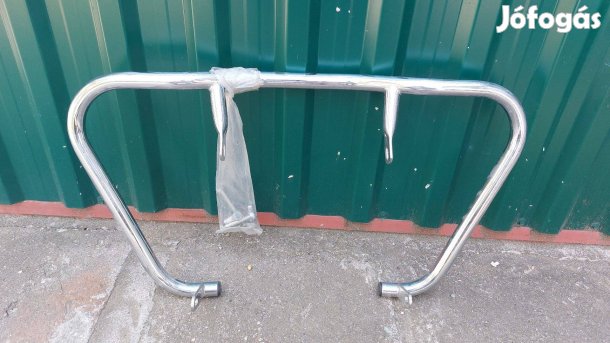 Univerzális bukócső, krómozott, átm.:25mm