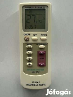 Univerzális klíma távirányító KT-100A 