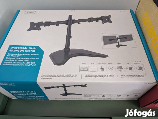 Univerzális monitorállvány (dual) eladó