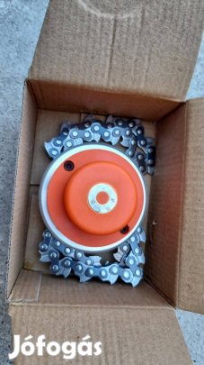 Univerzális nyírófej láncos betéttel benzines fűkaszákra, szecskázó