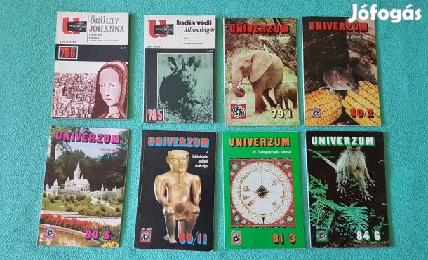Univerzum magazinok -1976 -1984 számok (8 db)