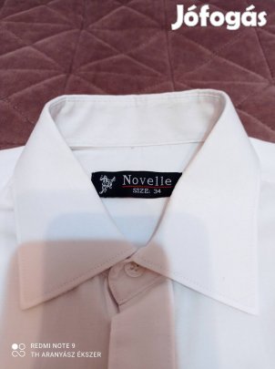 Ünneplő fehér ing 170/ 176 méretben eladó 