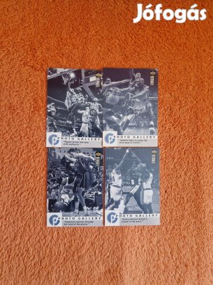 Upper Deck Collector's Choice 1995-96 Photo Gallery kosaraskártyák 4db
