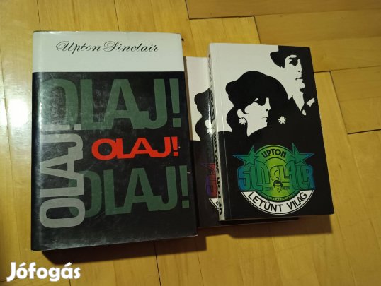 Upton Sinclair könyvek / 3 db könyv