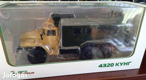 Ural 4320 dobozos "Autoistoria" kisauto modell 1/43 Eladó