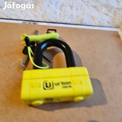 Urban Mini U-lock UR75 Class SRA motoros tárcsafék zár új 3 db kulcs