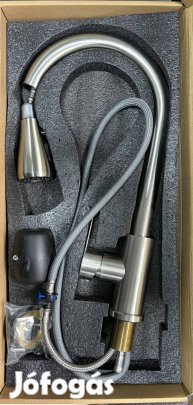 Urbanflow Inox kihúzható konyhai csaptelep