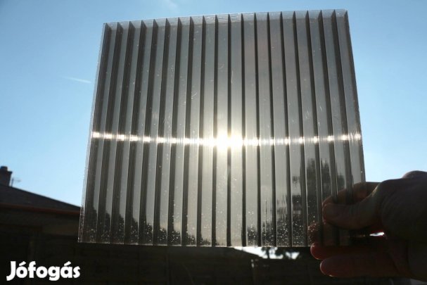 Üregkamrás Polikarbonát Bronz 10mm 2 oldalon UV