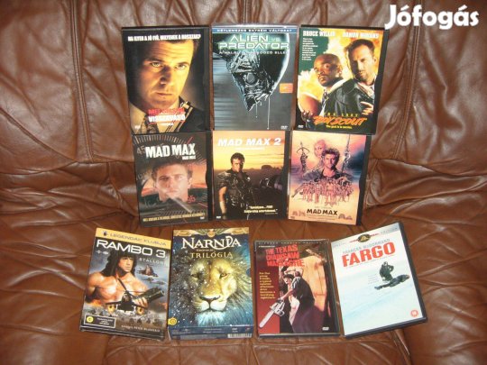 Üres DVD tokok borítóval , lemez nélkül ! Cserélhetők . 1