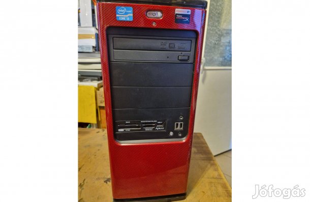 Üres PC ház (Piros - Fekete)