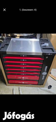 Üres szerszámkocsi műhelykocsi 7 fiókos