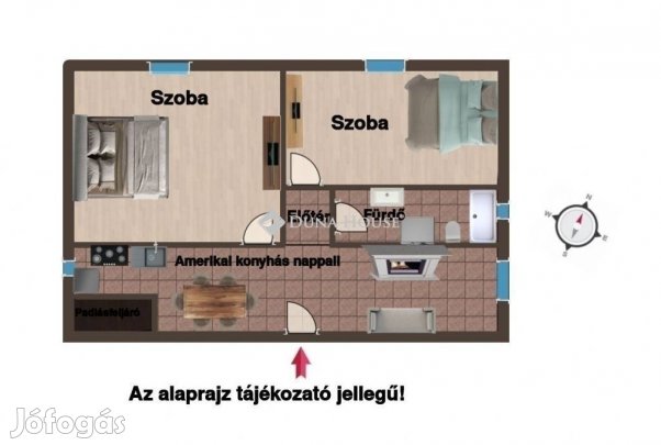 Úrii eladó 70 nm-es ház