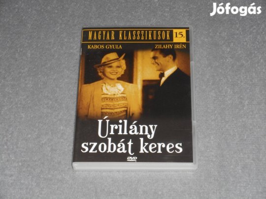 Úrilány szobát keres Magyar Klasszikusok 15. Kabos Gyula DVD film 1937