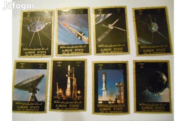 Űrkutatás bélyegsor (Egyesült Arab Emirátusok)