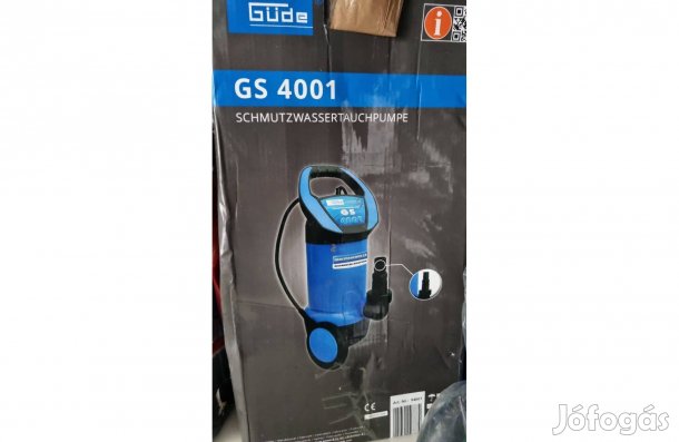 Úszókapcsolóval merülő búvárszivattyú, 400W-os szennyvíz szivattyú