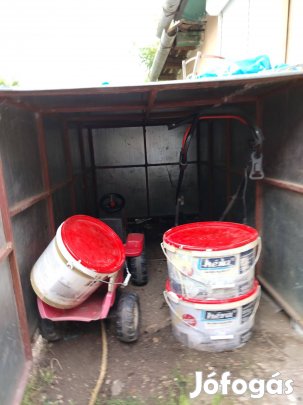 Utánfutó, doboz, felepitmény