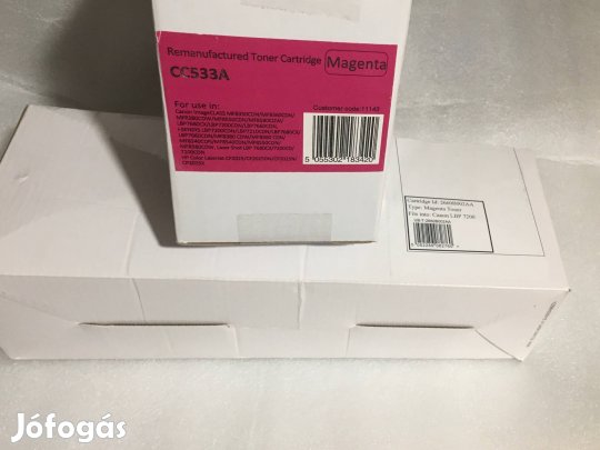 Utángyártott CC533A Magenta festék toner Canon 7200 / HP 2025