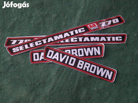 Utángyártott David Brown 770 Selectamatic matricakészlet (levonó)
