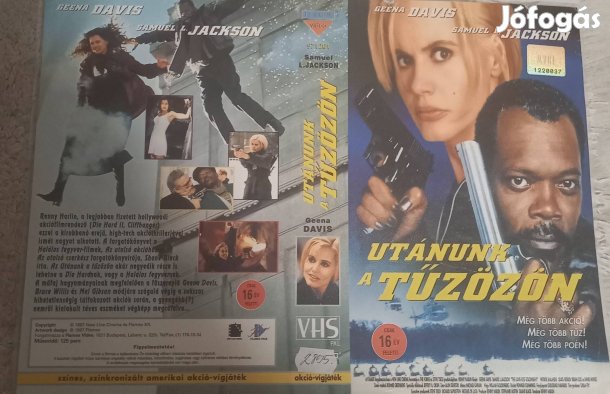 Utánunk a tűzözön - akció vhs - Samuel L. Jackson