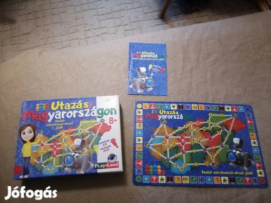Utazás Magyarországon társasjáték 