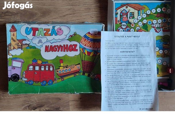 Utazás a nagyihoz társasjáték