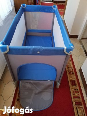 Utazó ágy jó állapotú, szakadásmentes, esztétikus, mesefigurás