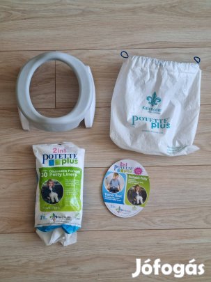 Utazó bili, összecsukható potette plus + 27 db zacskó