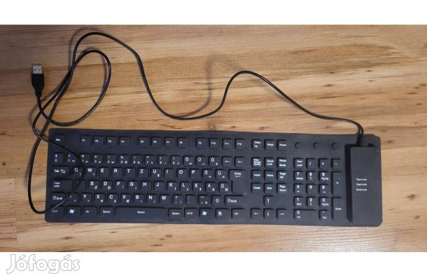 Utazó billenytűzet, usb csatlakozással, magyar kiosztású