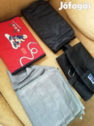 Utazó kis ruharendező táska, neszesszer, szekrénybe akasztható